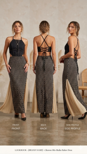 Vestido simples customizado.