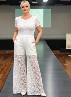 Pantalona com renda
